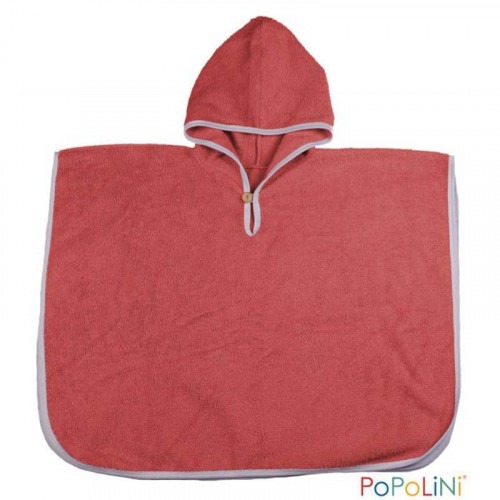 Poncho de bain Bio rouge Poncho de bain Bio rouge