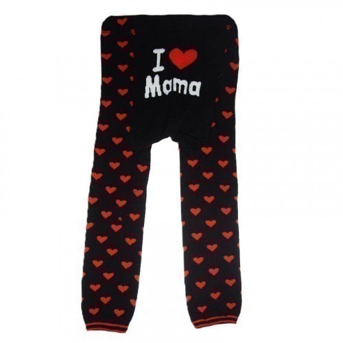 Leggin I love mama noir Leggin I love mama noir