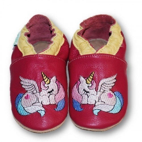 Chaussons cuir souple Pony Chaussons cuir souple Pony