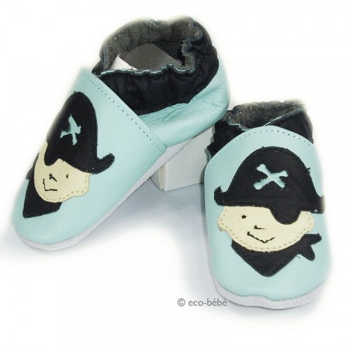 Chaussons cuir souple Pirate Chaussons cuir souple Pirate
