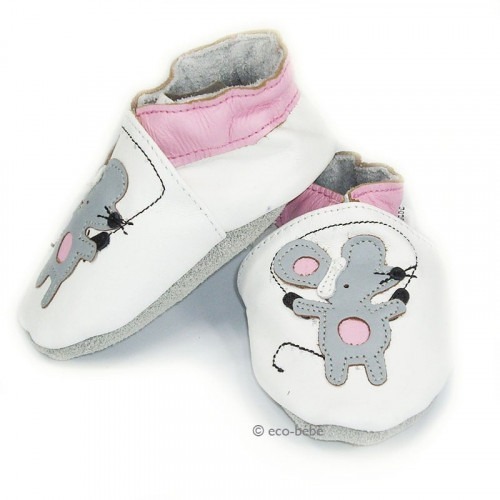 Chaussons cuir souple Souris danse Chaussons cuir souple Souris danse