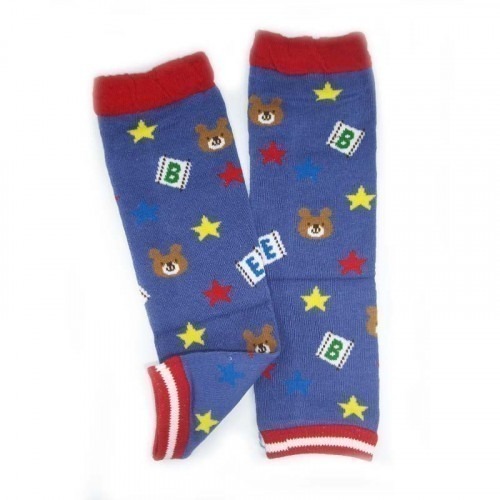 Jambières tete nounours bleu Jambières tete nounours bleu