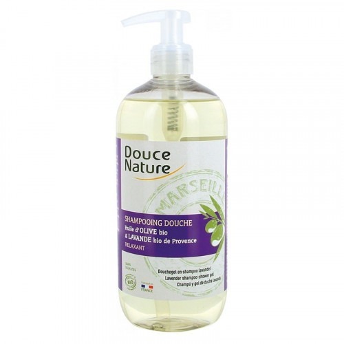 Shampooing douche relaxant huile d'olive et lavande Shampooing douche relaxant huile d'olive et lavande
