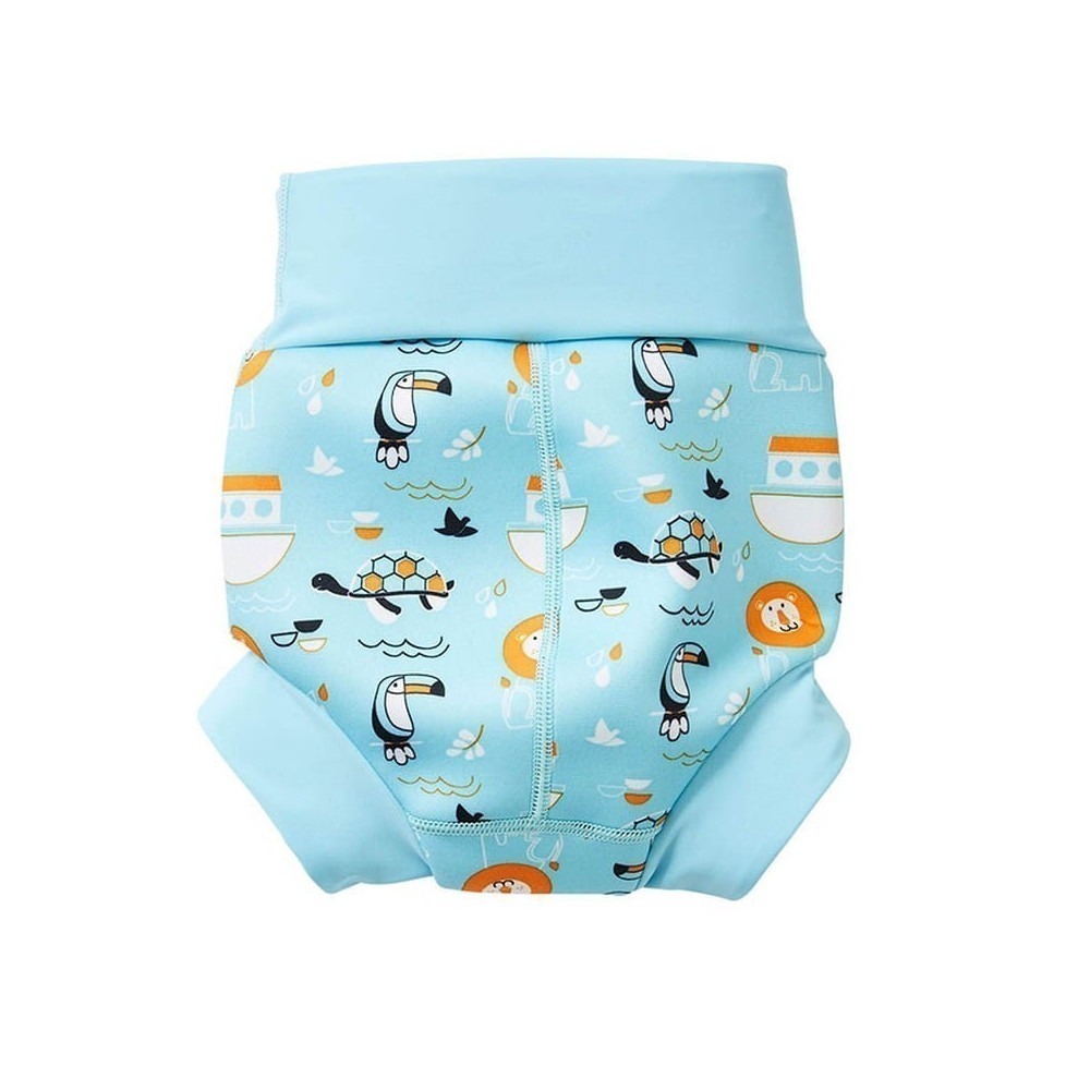 Couche Culotte de Bain à Boutons Light Blue - Tutete