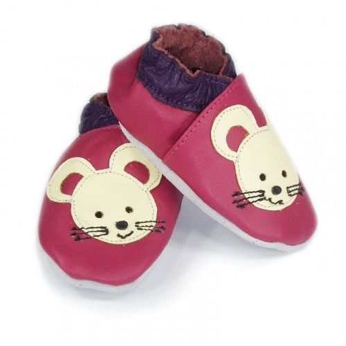 Chausson cuir souple Head Mouse Chausson cuir souple Head Mouse