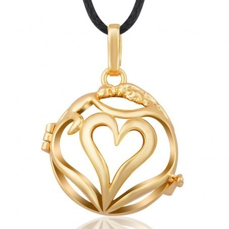 Bola Cage Deep Heart gold