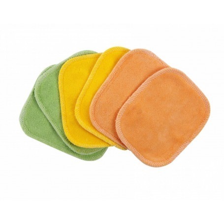 Lot de 10 lingettes lavables grand format - idéal toilette et