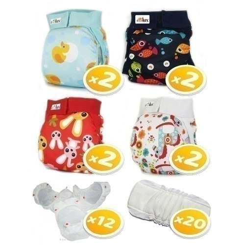 Pack complet Ecolux Taille M de 4 à 8kg - Edition Limitée Pack complet Ecolux Taille M de 4 à 8kg - Edition Limitée