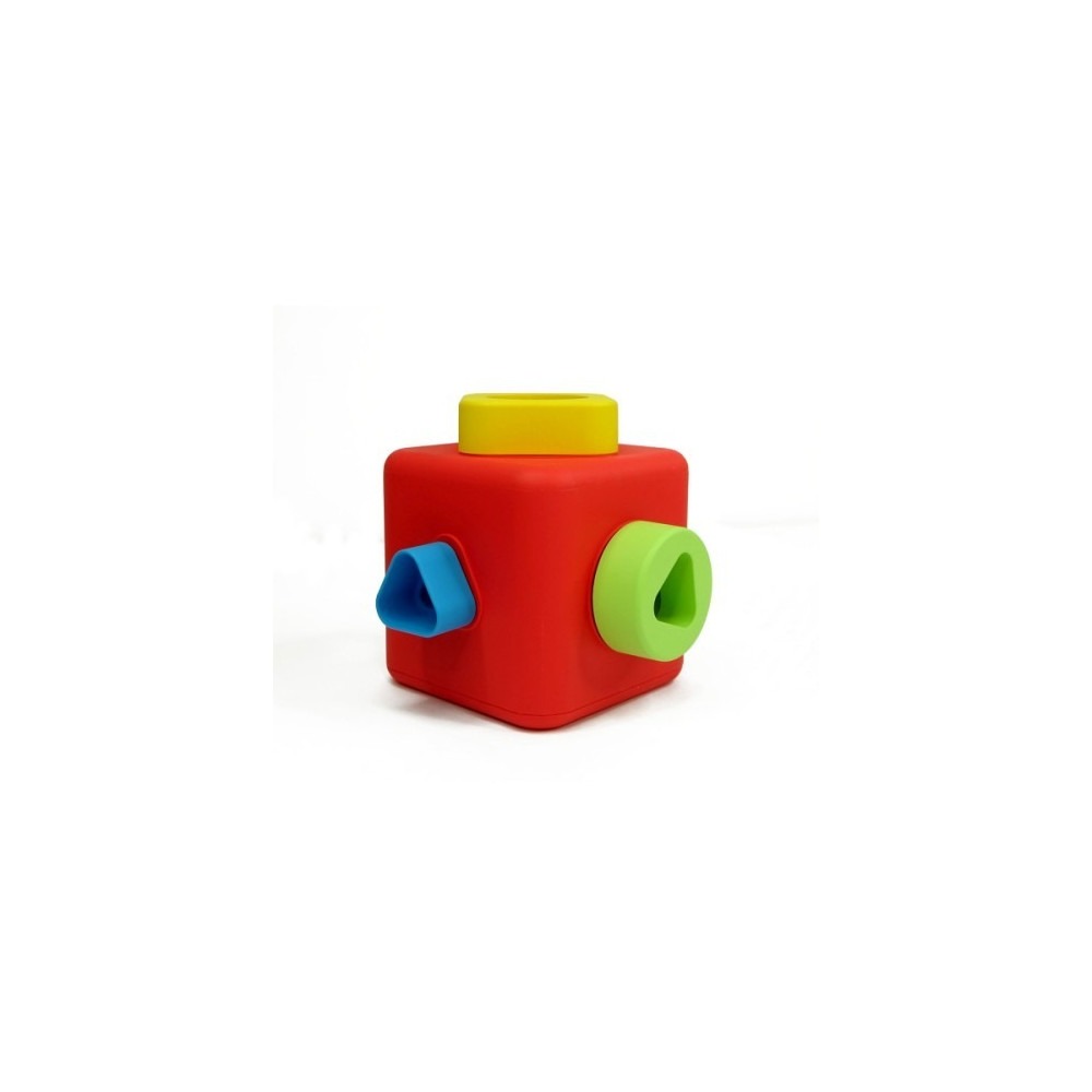 Cube à formes empilables jouet bébé sans plastique