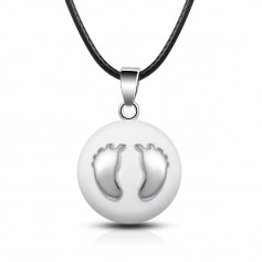 Bola de Grossesse Blanc / empreinte pied