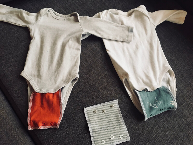 rallonge pour bodies bébé changes lavables 