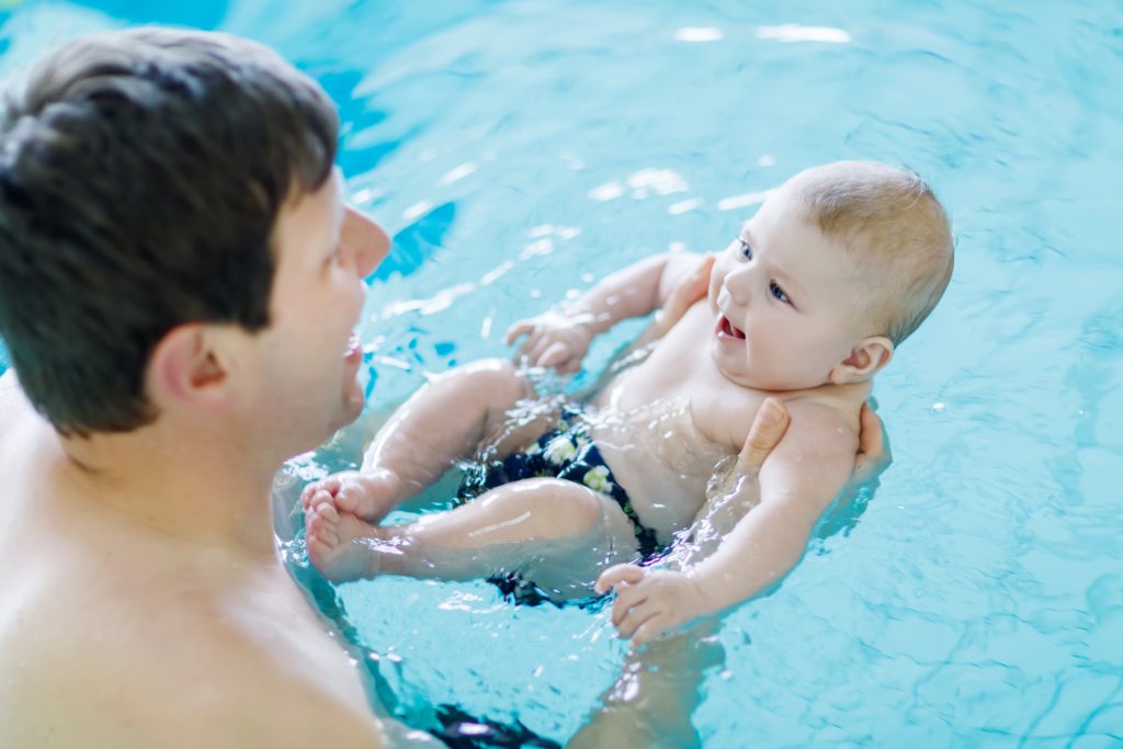 Maillot de Bain Bébé Imperméable,Toddler bébé garçon fille couches de natation réutilisable réglable pour bébé leçon de natation 