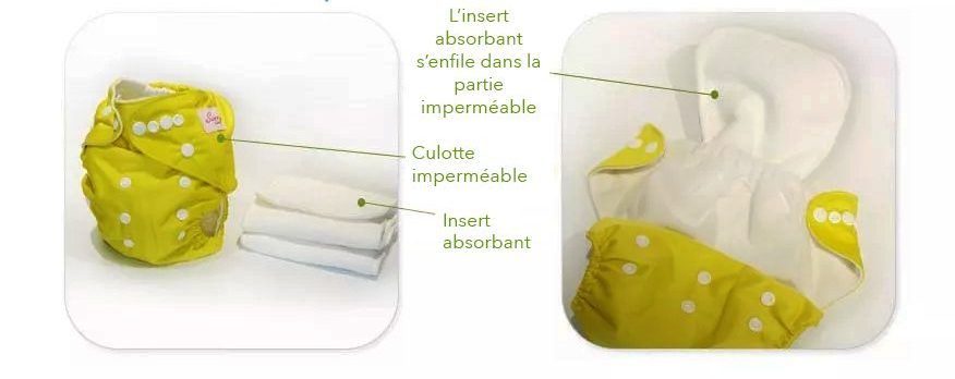 Couche lavable TE1 à poche : définition et utilisation