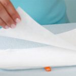 Voile de protection pour protéger la couche lavable du caca