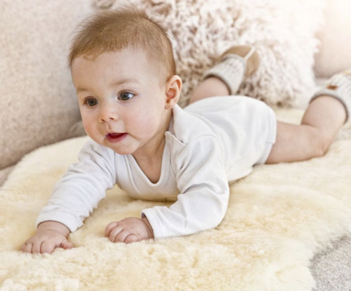 Peau d'agneau bébé