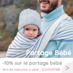 écharpe de portage nouage facile : l'enveloppé-croisé de nouveau-né à  bambin